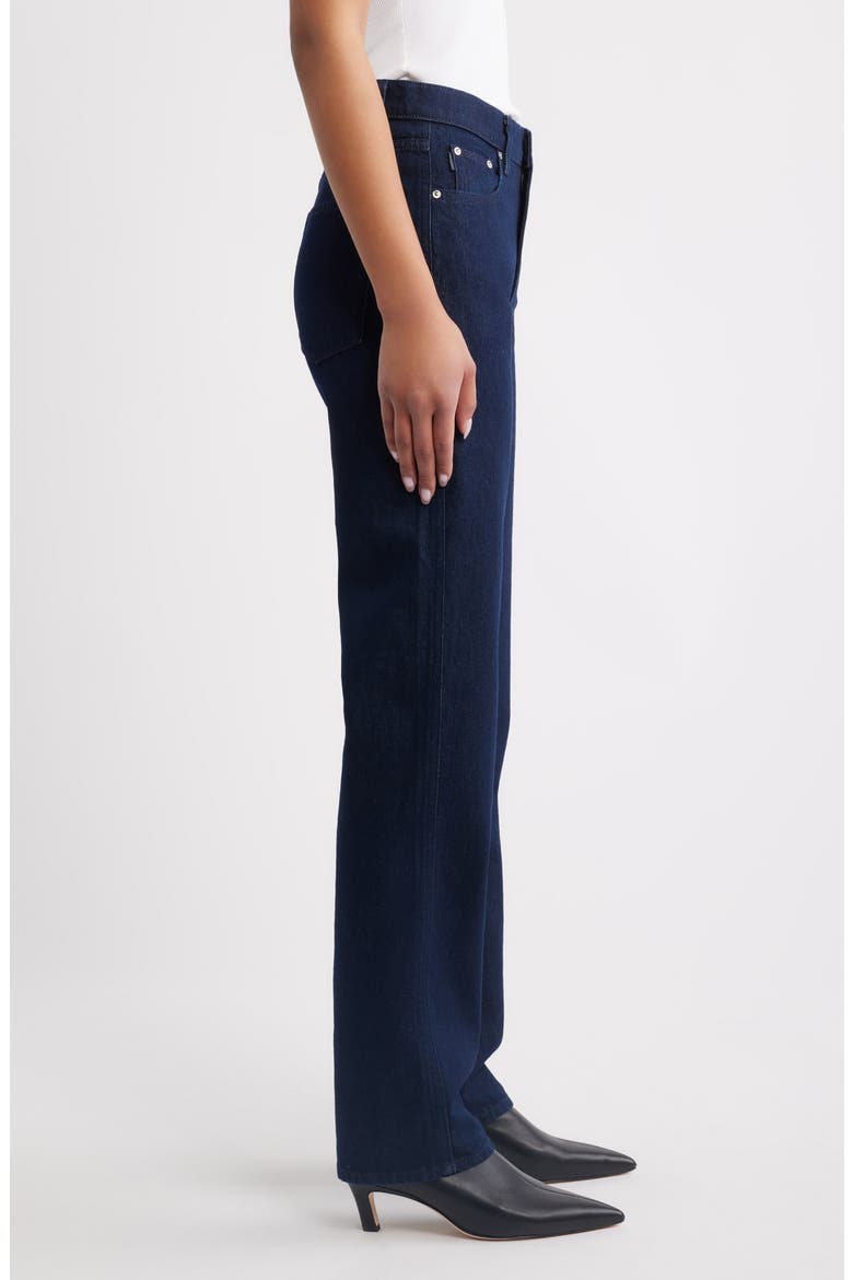 Cate High Waist Slim Straight Leg Jeans, Alternate, color, RINSE