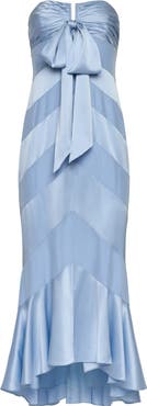 Cinq à Sept Cadilyn Strapless Silk Mermaid Dress