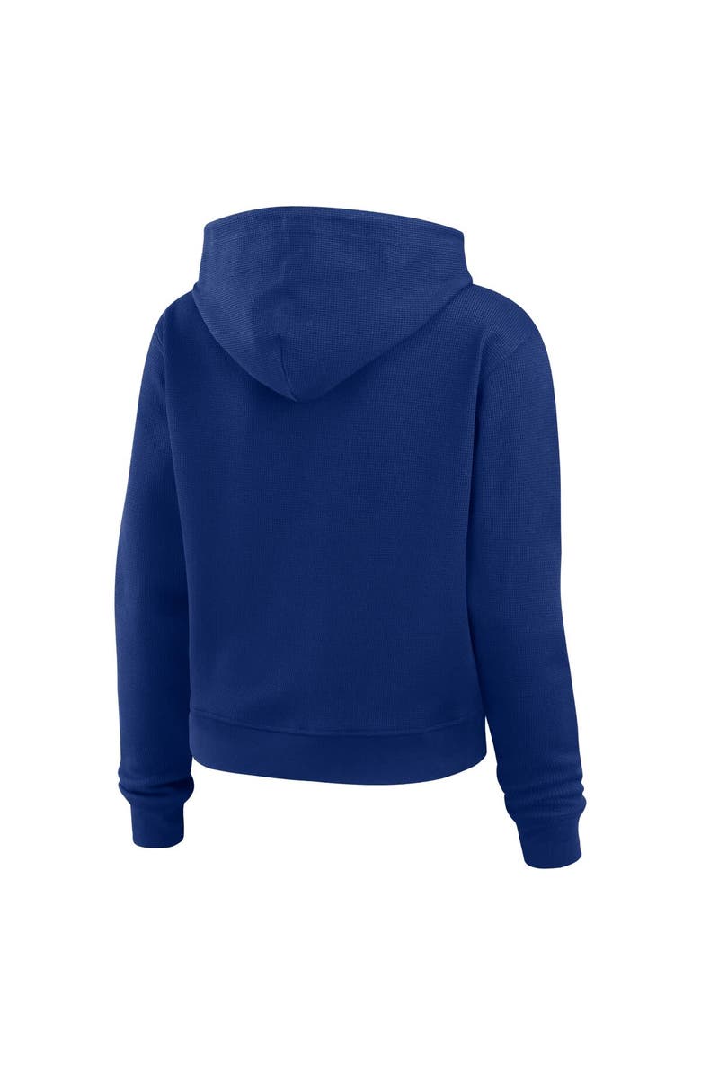 WEAR by Erin Andrews Women's WEAR by Erin Andrews Blue St. Louis Blues Waffle-Knit Pullover Hoodie, Alternate, color, Blue