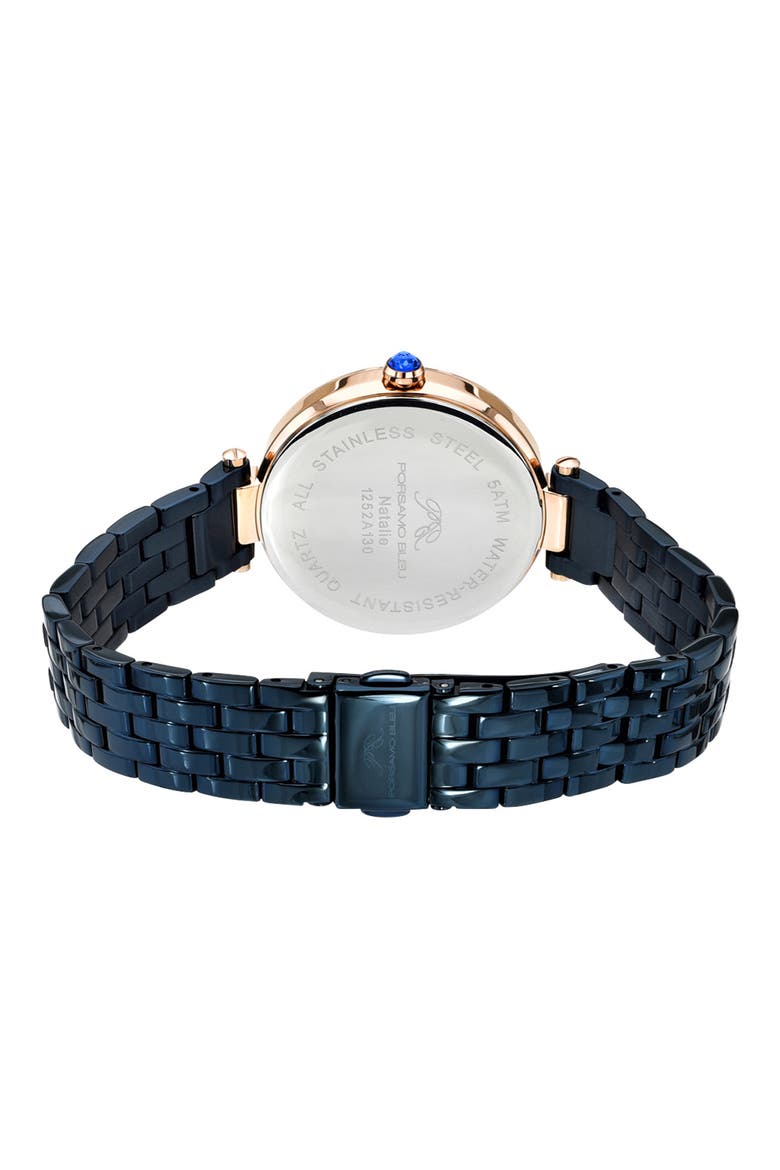 Natalie Bracelet Watch, 36mm, Alternate, color, BLUE
