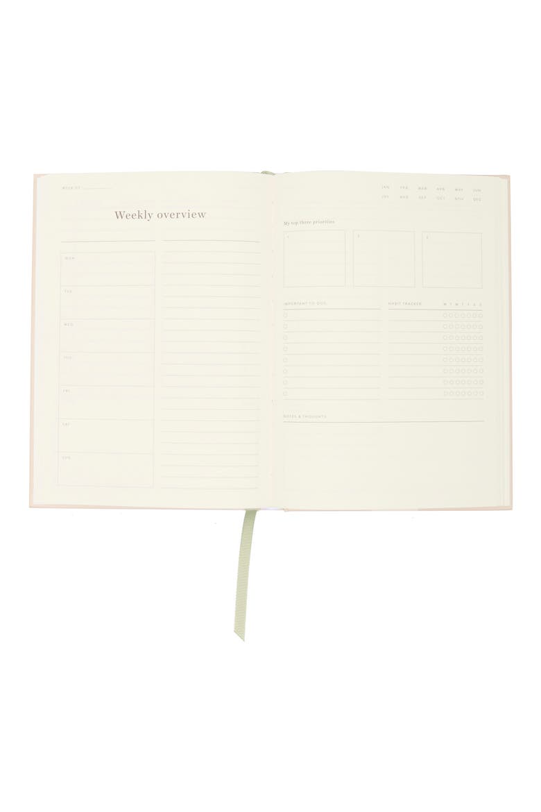 Italian Summer 16-Week Undated Daily Planner, Alternate, color, MEDIUM BLUE