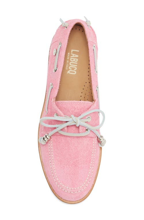 Labucq Nelson Boat Shoe In Animal Print