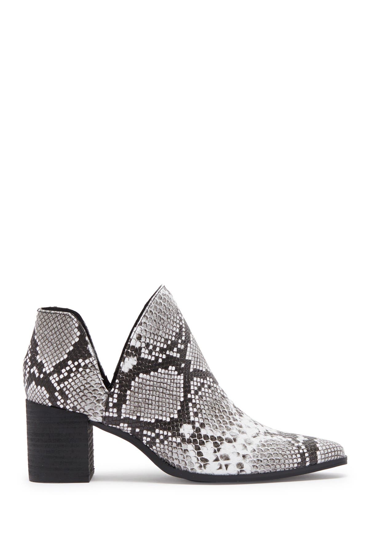Charles David Usual Snakeskin Print Bootie, Alternate, color, 