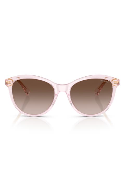 54mm Gradient Round Sunglasses