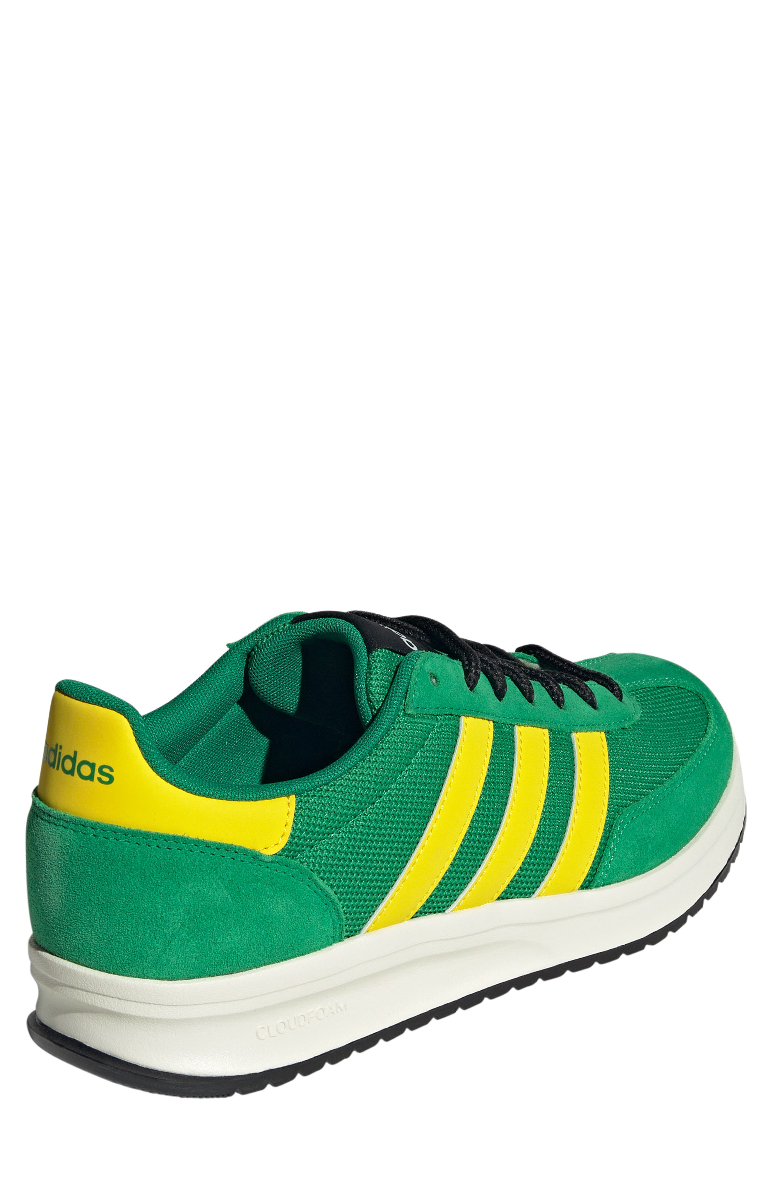 Run 72 Sneaker, Alternate, color, GREEN/ YELLOW/ OFF WHITE