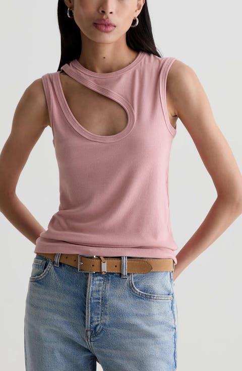 Miah Cutout Sleeveless Top