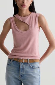 AG Miah Cutout Sleeveless Top