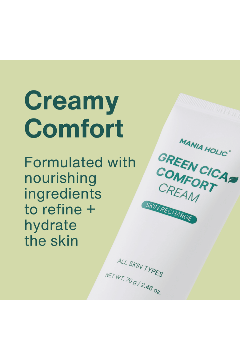 Green CICA Comfort Cream, Alternate, color, White