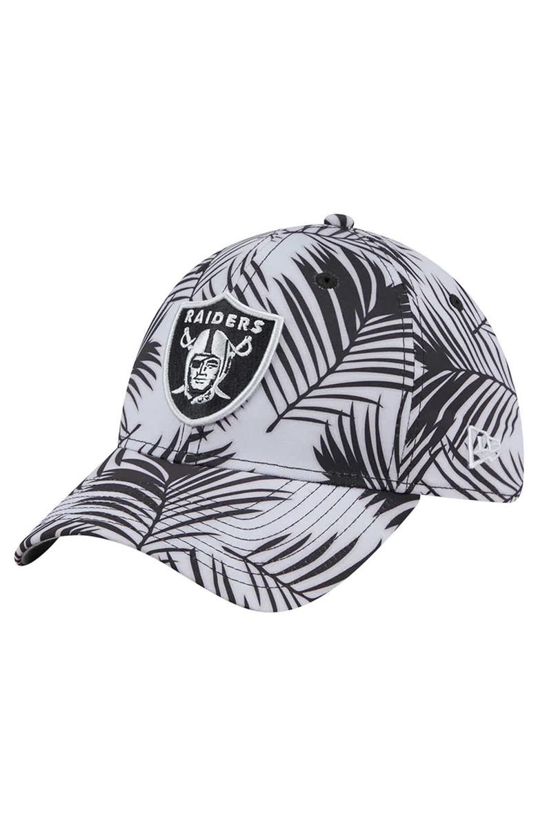 New Era Men's New Era Gray Las Vegas Raiders Palms 39THIRTY Flex Hat, Main, color, Gray
