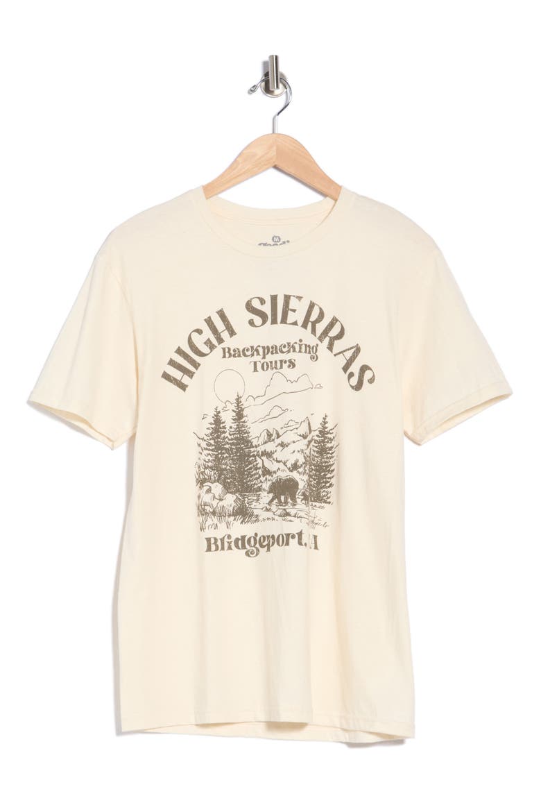 High Sierras Graphic T-Shirt, Alternate, color, WHITE