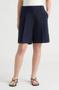 NVLT Pleated Front Bermuda Shorts