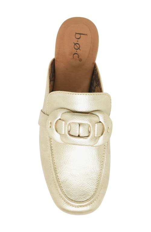 B O C By Børn Pia Buckle Mule In Champagne