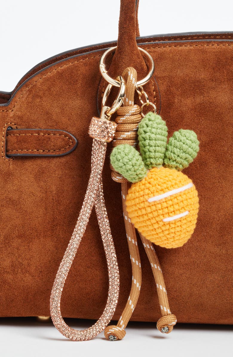 Chelsea28 Carrot Cluster Bag Charm, Alternate, color, Orange Multi- Gold