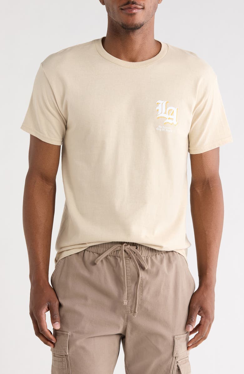 RETROFIT City of Angels Graphic T-Shirt, Main, color, Sand