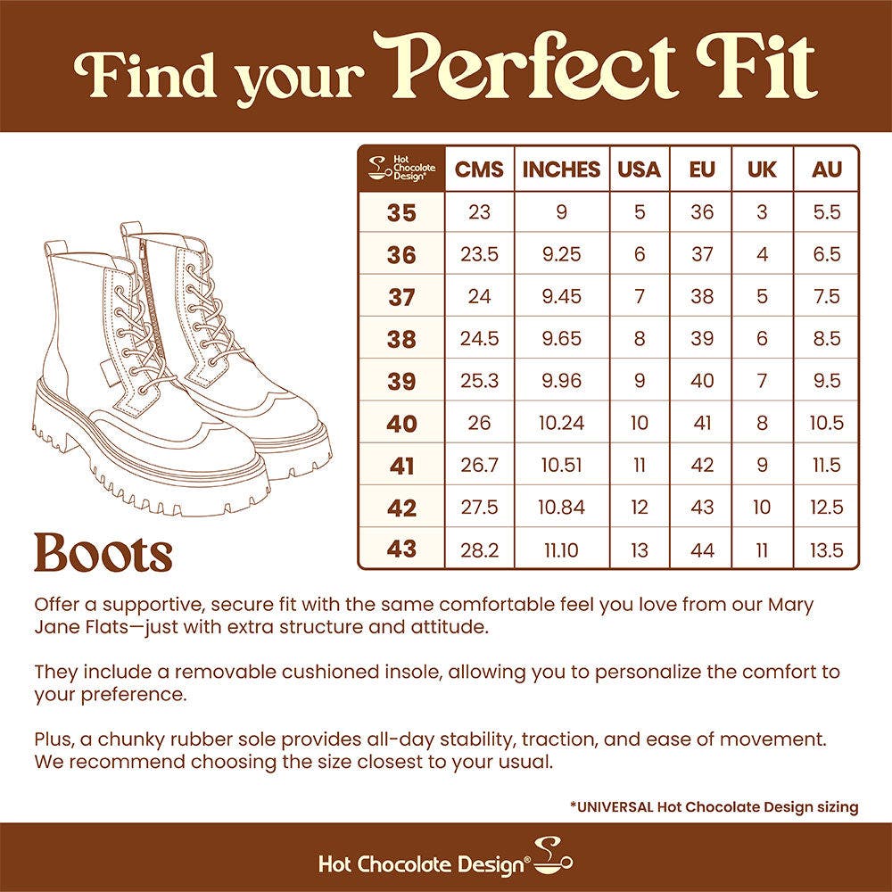 Hot Chocolate Design Orchid Women's Chunky Platform Boots, Alternate, color, Orchid