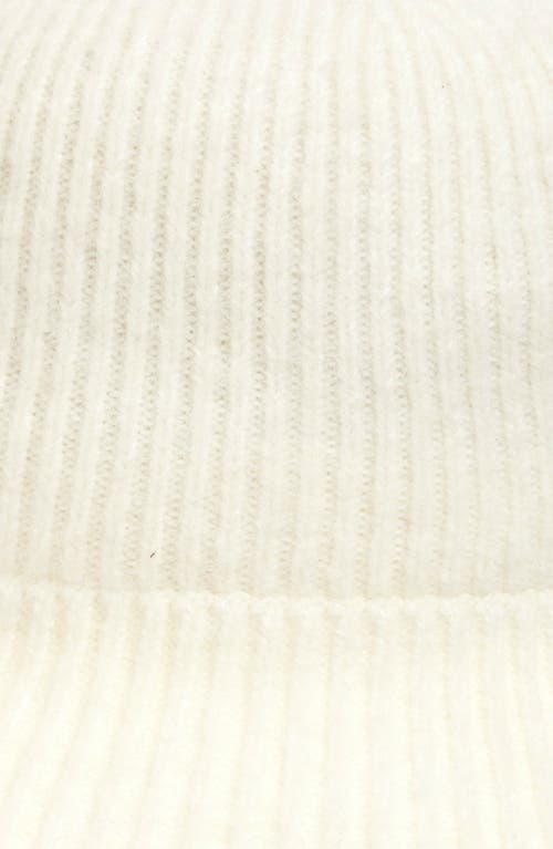 Nordstrom Rib Knit Cloche In White