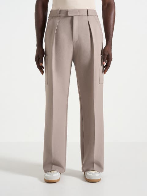 Luca Relaxed Fit Pleated Pocket Trousers
