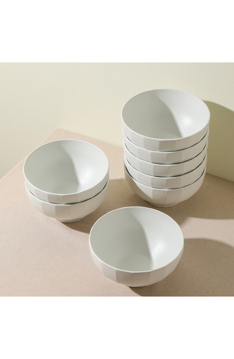 Stone Lain Rio Stoneware 4-Piece Bowl Set, Alternate, color, Beige