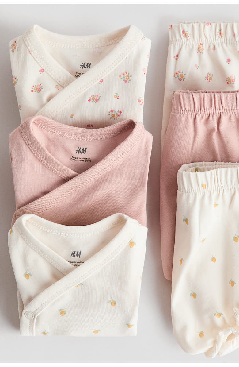 H&M 6-piece Jersey Set, Alternate, color, 