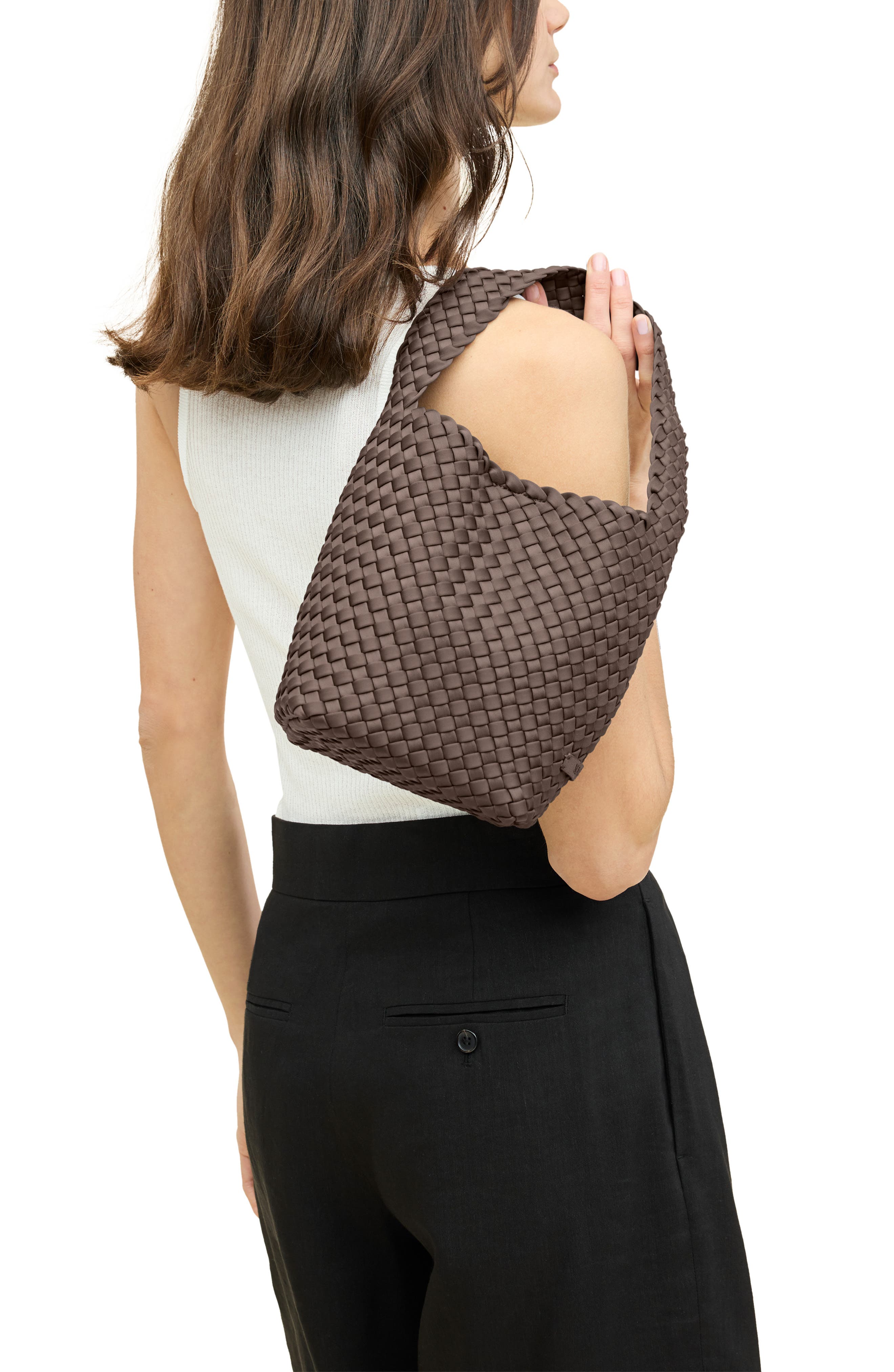 NAGHEDI Small Nomad Hobo, Alternate, color, Napa