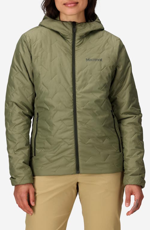 Marmot Monoquilt Hooded Jacket In Brown