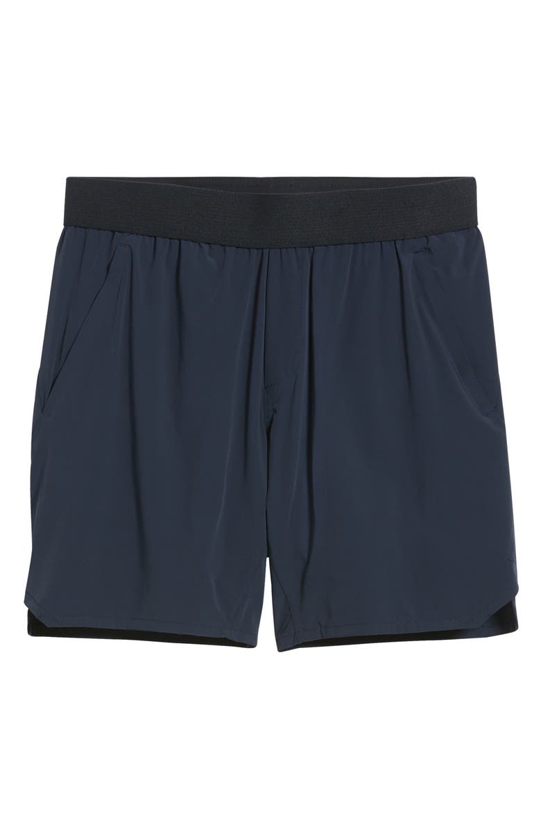 TEN THOUSAND Tactical Lined 7-Inch Training Shorts, Alternate, color, Sky Captain