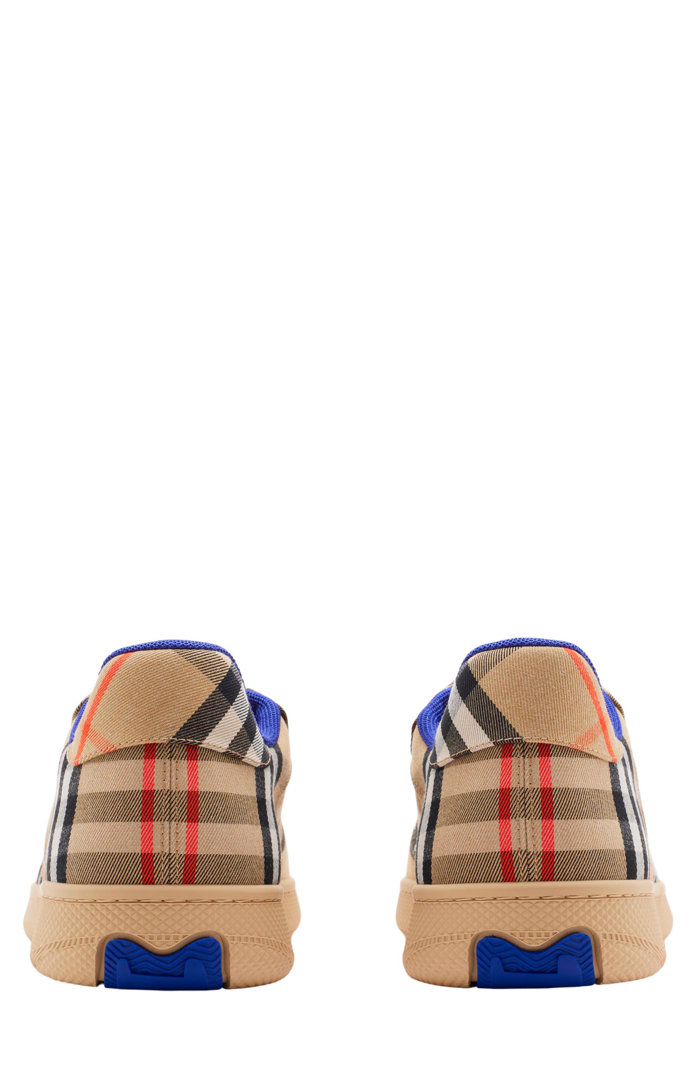 Burberry Terrace Check Sneaker, Alternate, color, Sand Ip Check