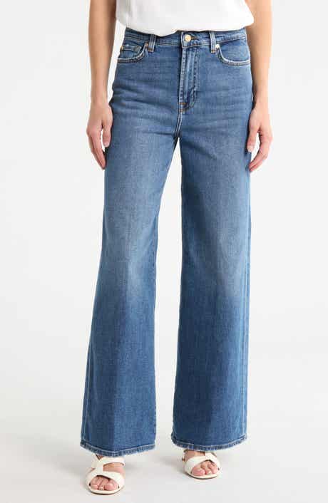 7 For All Mankind Ultra High Waist Wide Leg Jeans