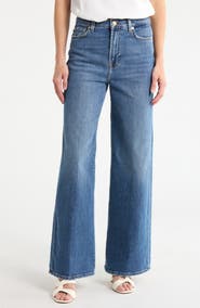 7 For All Mankind Ultra High Waist Wide Leg Jeans