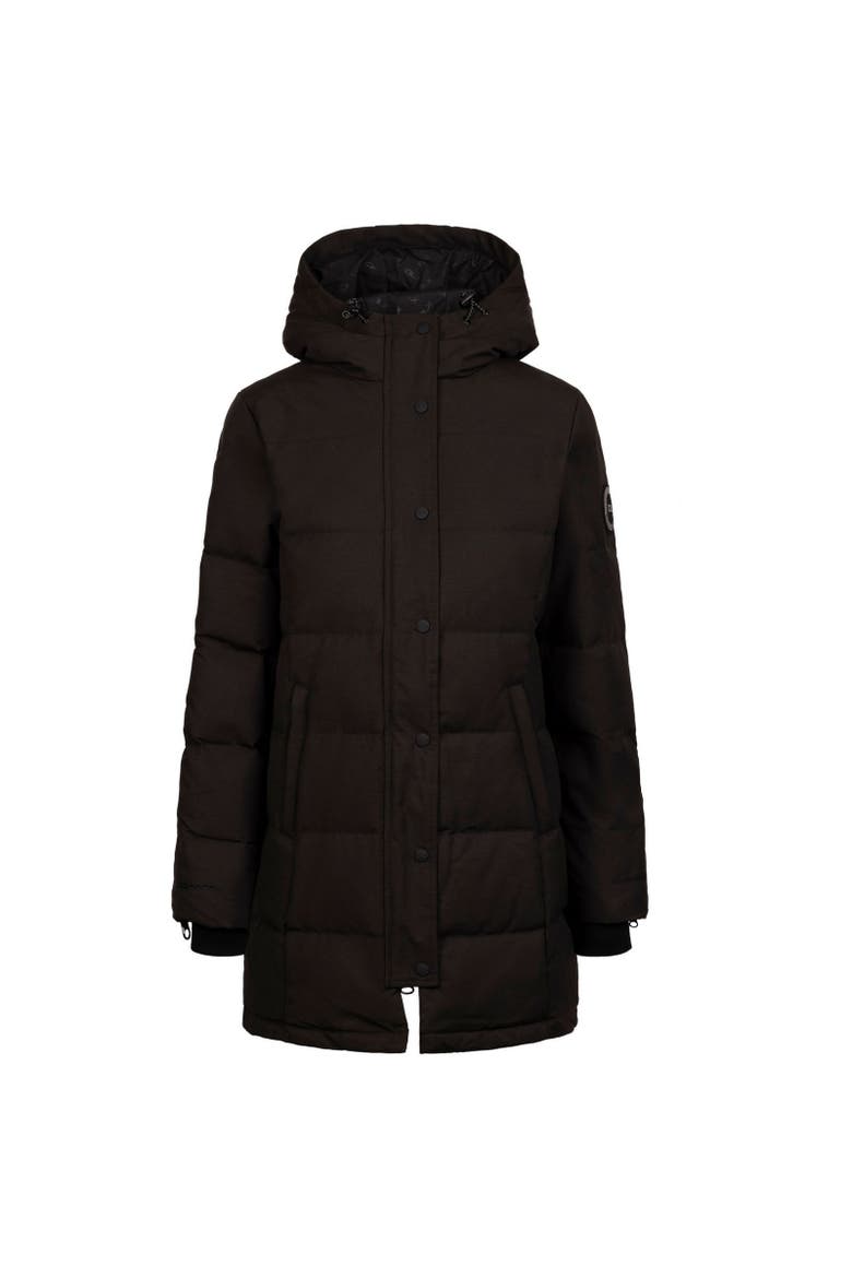 Lainey Dlx Down Jacket, Main, color, Black