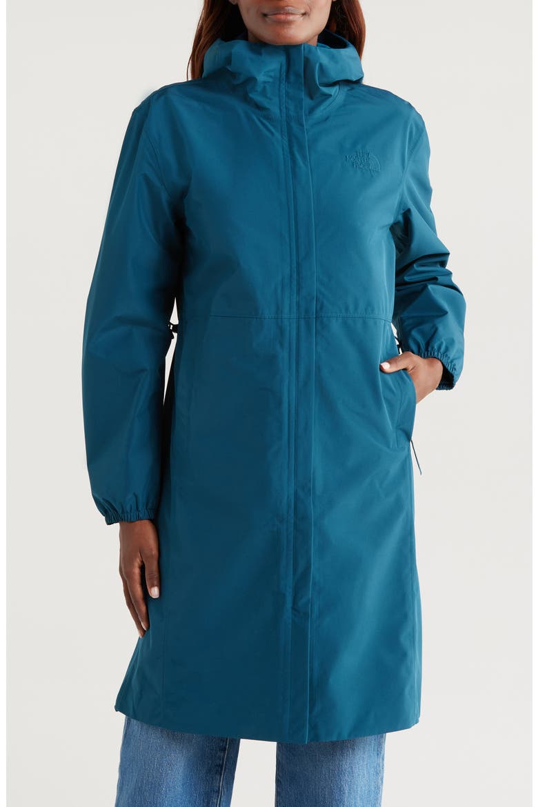 Daybreak Water Repellent Hooded Jacket, Alternate, color, MIDNIGHT PETROL