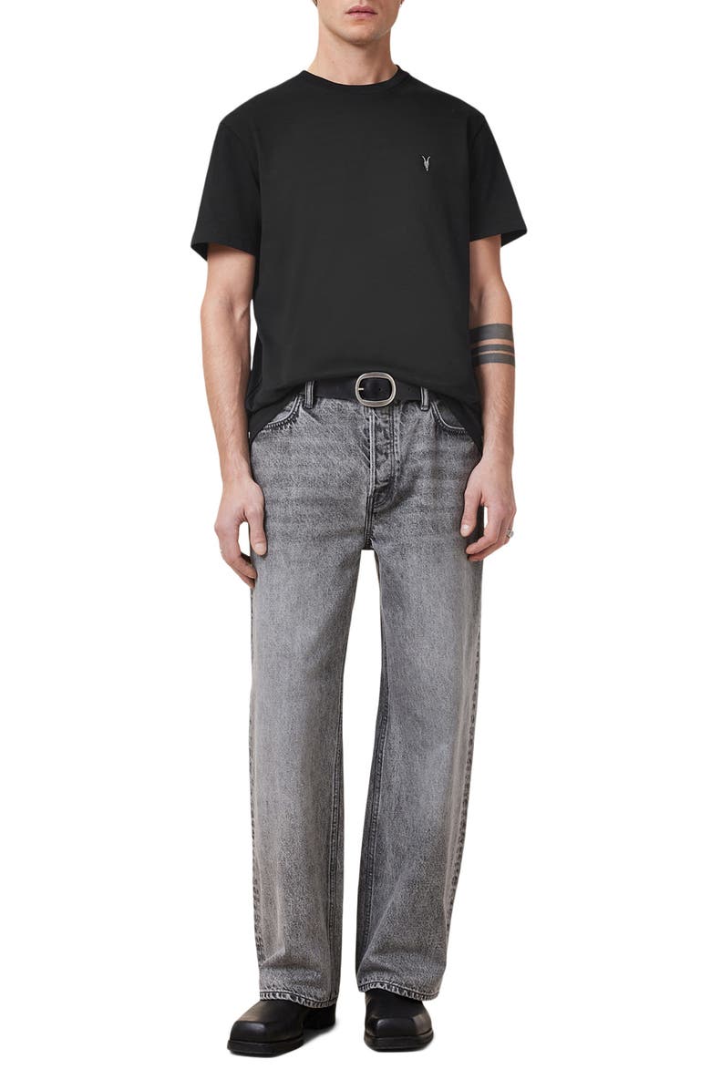 AllSaints Dexter Logo Embroidered T-Shirt, Alternate, color,