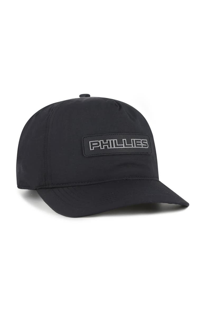 '47 Men's '47 Black Philadelphia Phillies Quiet Outdoors Hitch Adjustable Hat, Alternate, color, Black