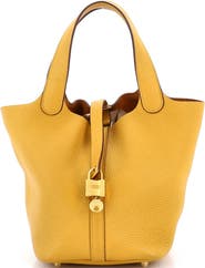 Pre-Owned Hermes Picotin Lock Bag Clemence PM