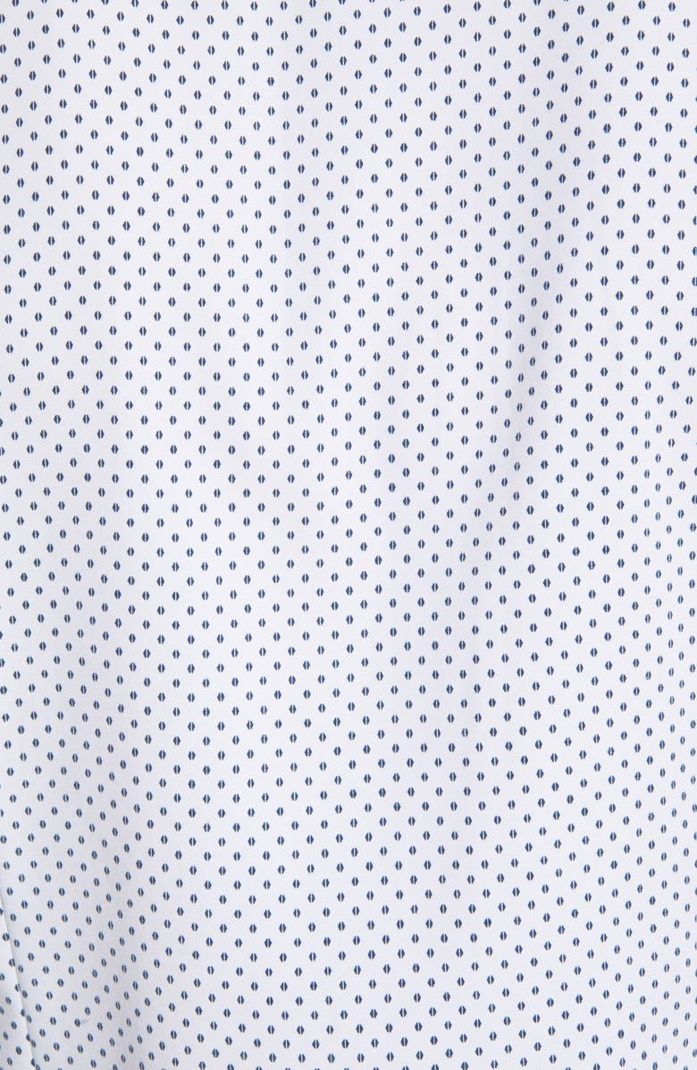 Ted Baker London Polynosic Slim Fit Geo Print Long Sleeve Button-Up Shirt, Alternate, color,