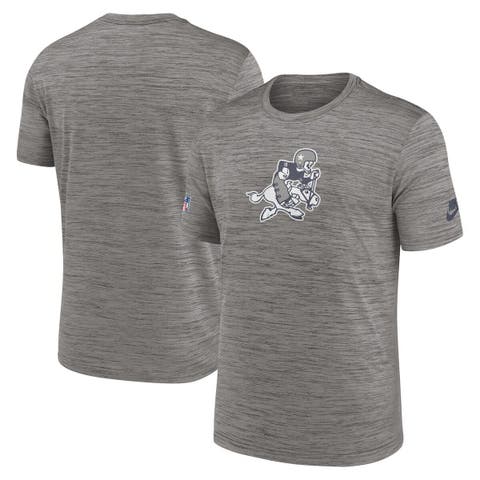 Men's Nike Heather Charcoal Dallas Cowboys 2023 Sideline Alternate Logo Performance T-Shirt