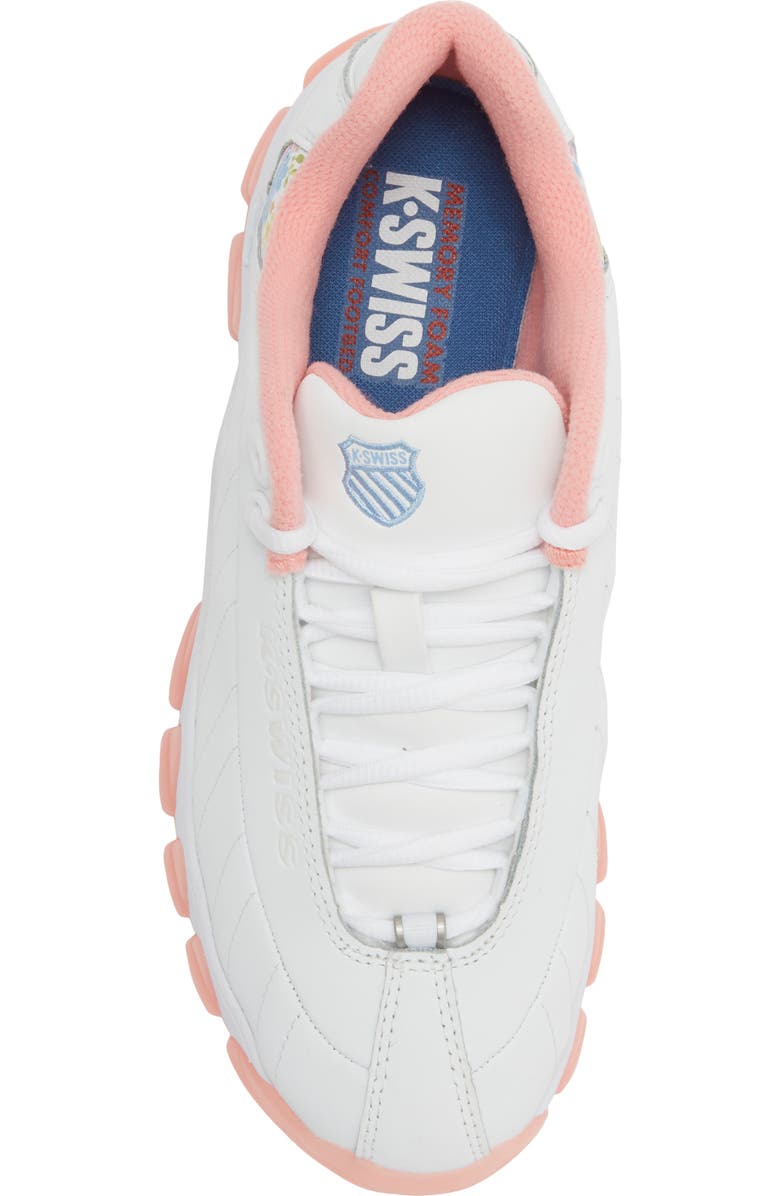 K-Swiss ST329 CMF Sneaker, Alternate, color, White/ Flower/ Ice Pink-M