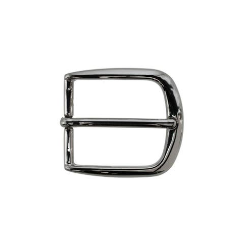 35mm Solid Brass Italian Classic Rounded Harness Belt Buckle
