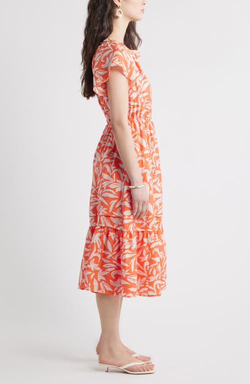 Caslonr Caslon(r) Front Button Midi Dress