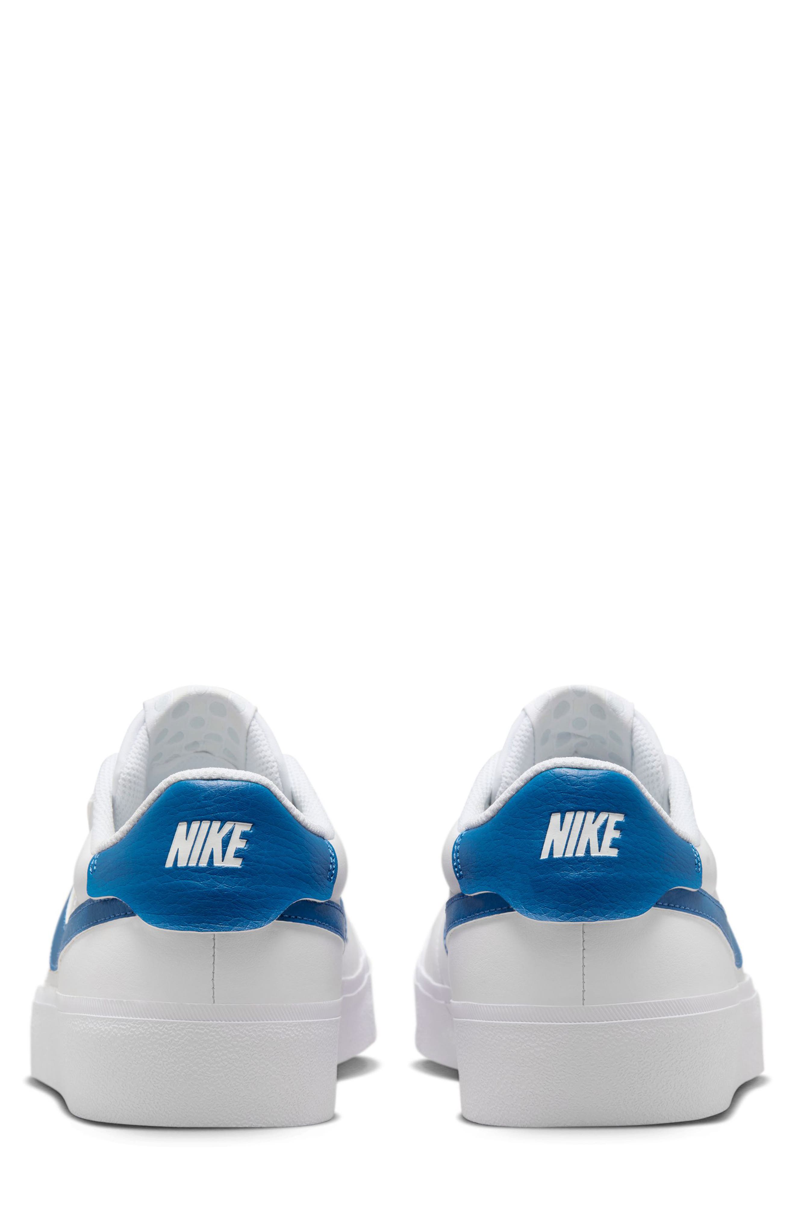 Court Shot Low Top Sneaker, Alternate, color, WHITE/ STAR BLUE