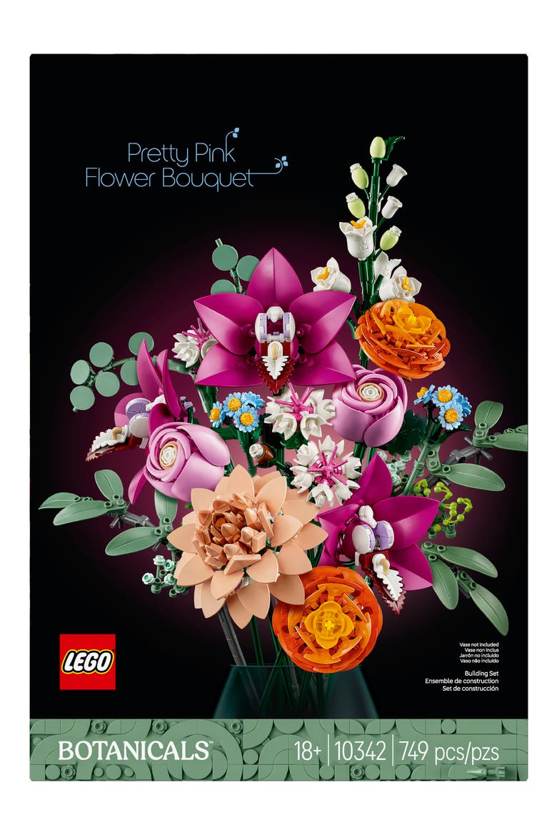 18+ Lego® Botanicals Pretty Pink Flower Bouquet - 10342 | Nordstrom