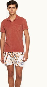 Orlebar Brown Terry Towelling Tailored-Fit Polo Shirt