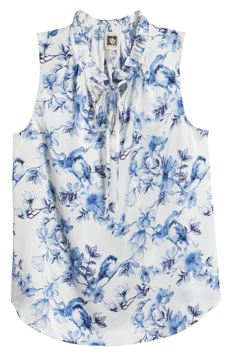 Anne Klein Tulla Floral Sleeveless Top, Alternate, color, 