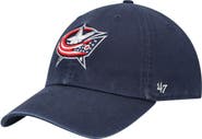 '47 Men's '47 Navy Columbus Blue Jackets Team Clean Up Adjustable Hat