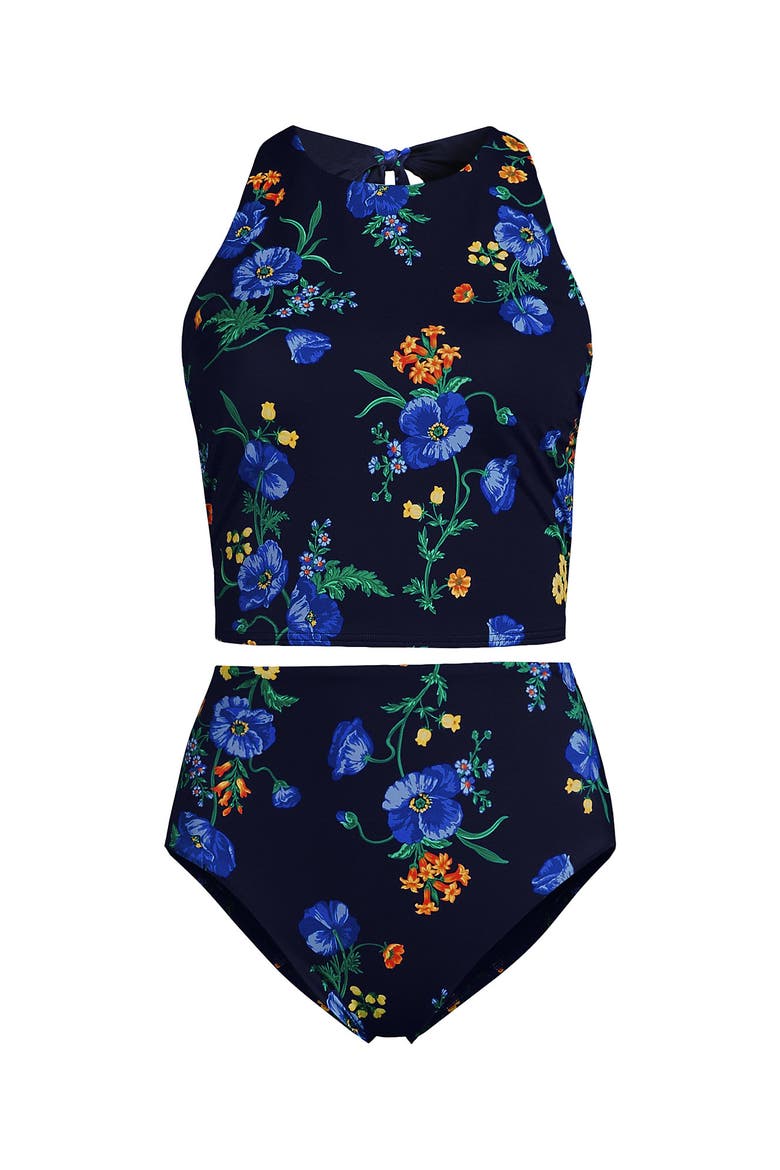 Tugless Portrait Back Set, Alternate, color, Navy/Tossed Poppy Floral
