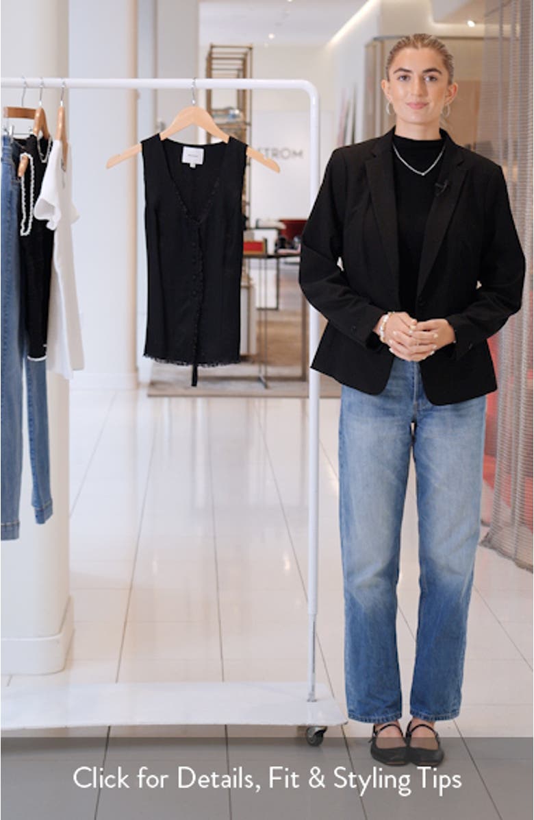 Skylar Tie Back Lace Vest, sales video thumbnail