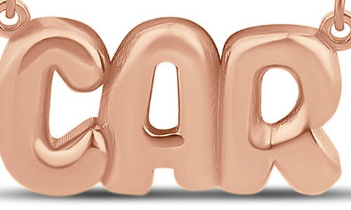 Shymi Helium Script Necklace In Multi