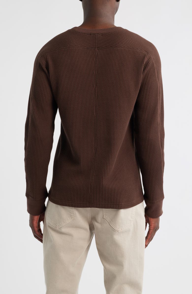 Rails Wade Long Sleeve Thermal T-Shirt, Alternate, color, Chocolate