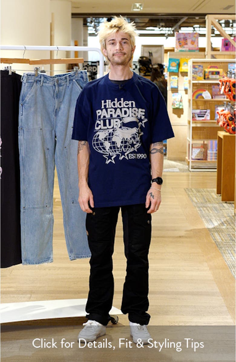 Hidden Paradise Cotton Graphic T-Shirt, sales video thumbnail