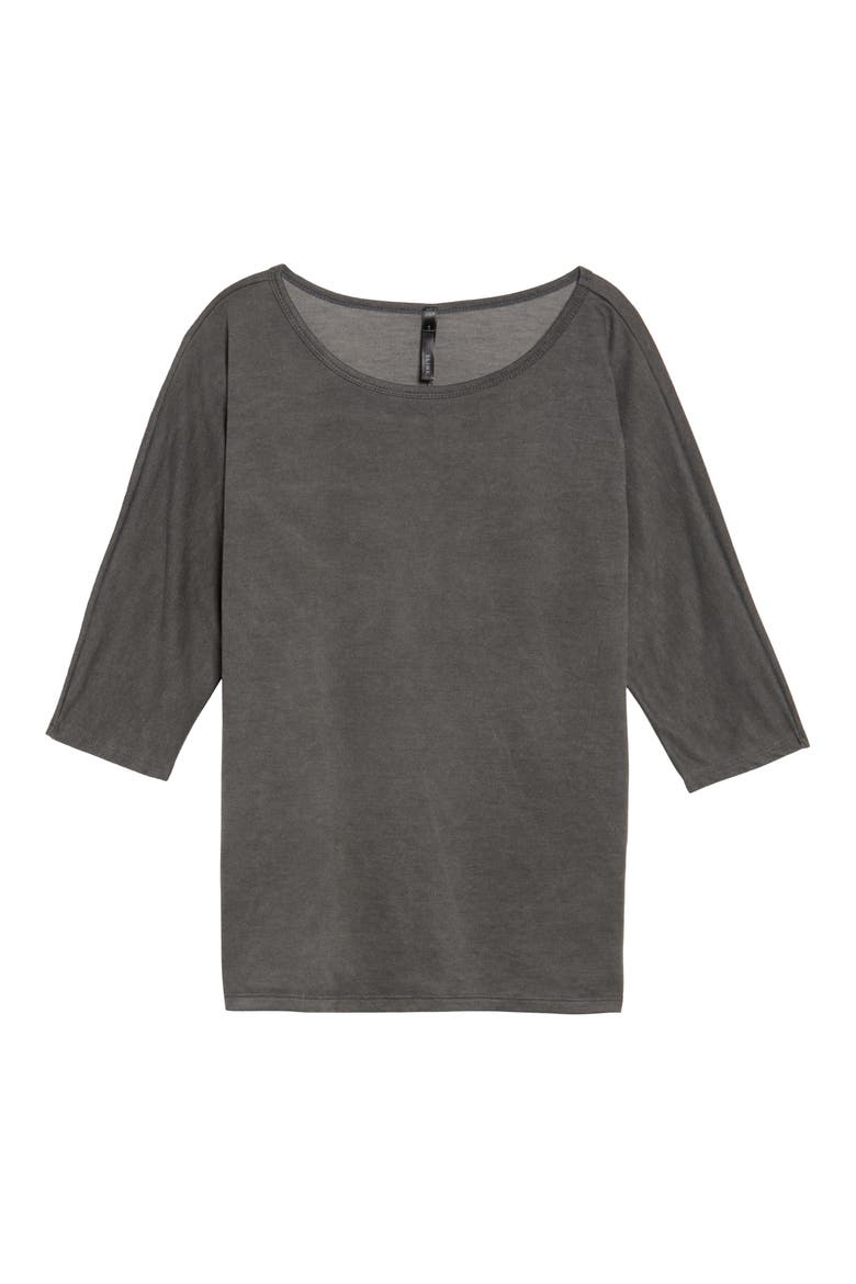 Dolman Sleeve Top, Alternate, color, BLACK